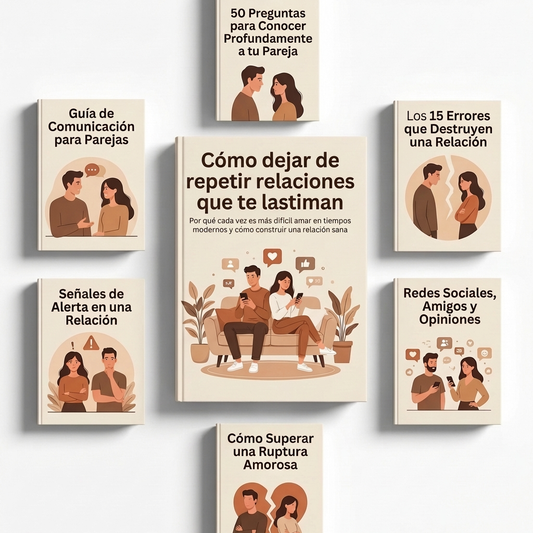 Como dejar de repetir relaciones que te lastiman + 6 bonos de regalo